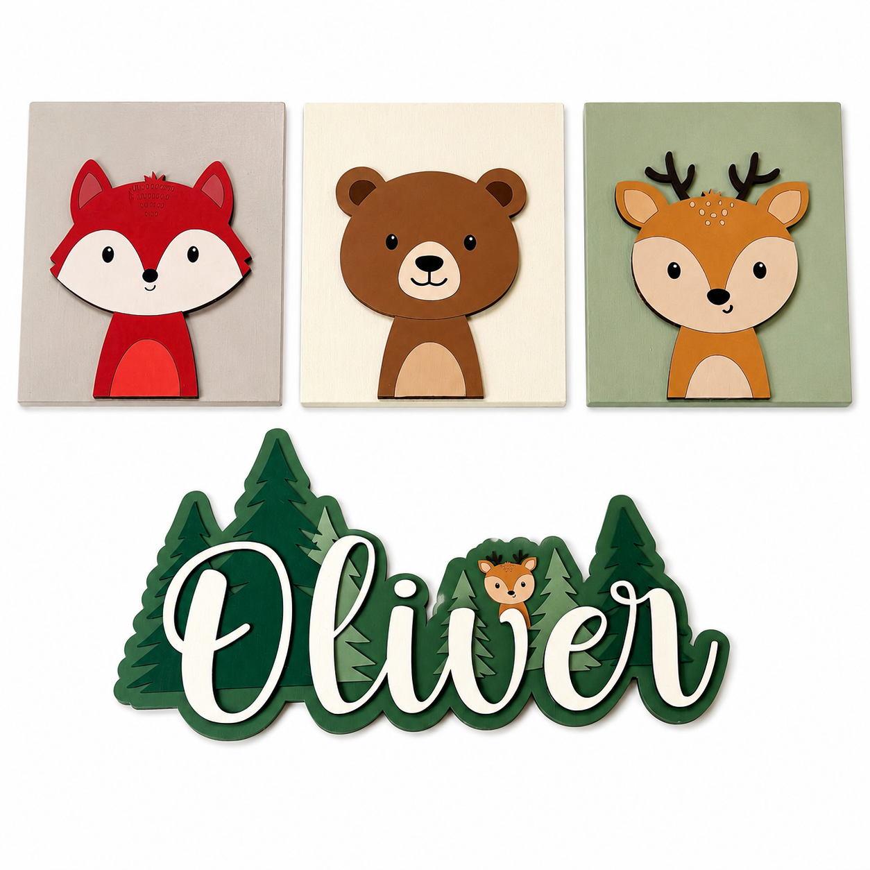 Set de Animales y Nombre