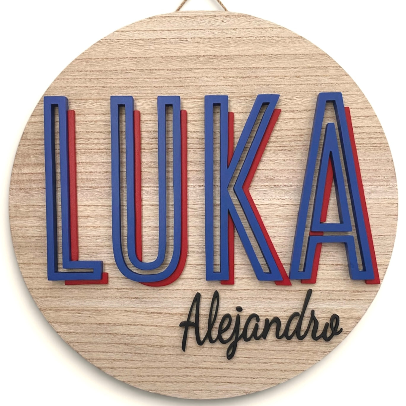 Cartel con nombre